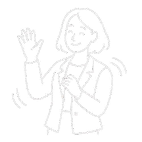 Lady waving