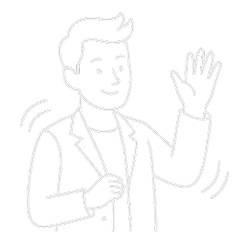 Man waving